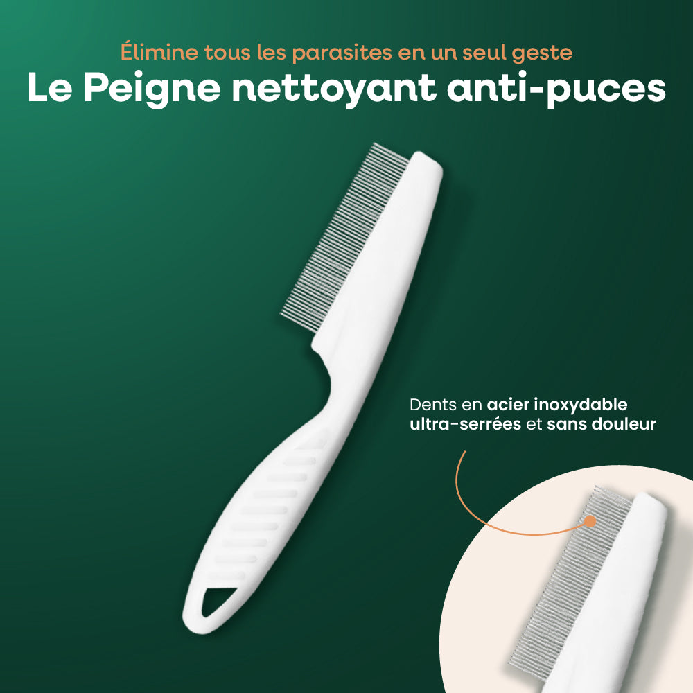 Le Peigne Nettoyant Anti-Puces Kiko et Paco